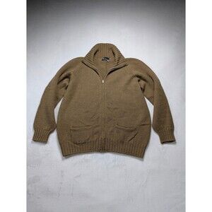 Purely Merino XL Full-Zip Cardigan 40% Alpaca 60% Wool | Heavyweight Earth Tone